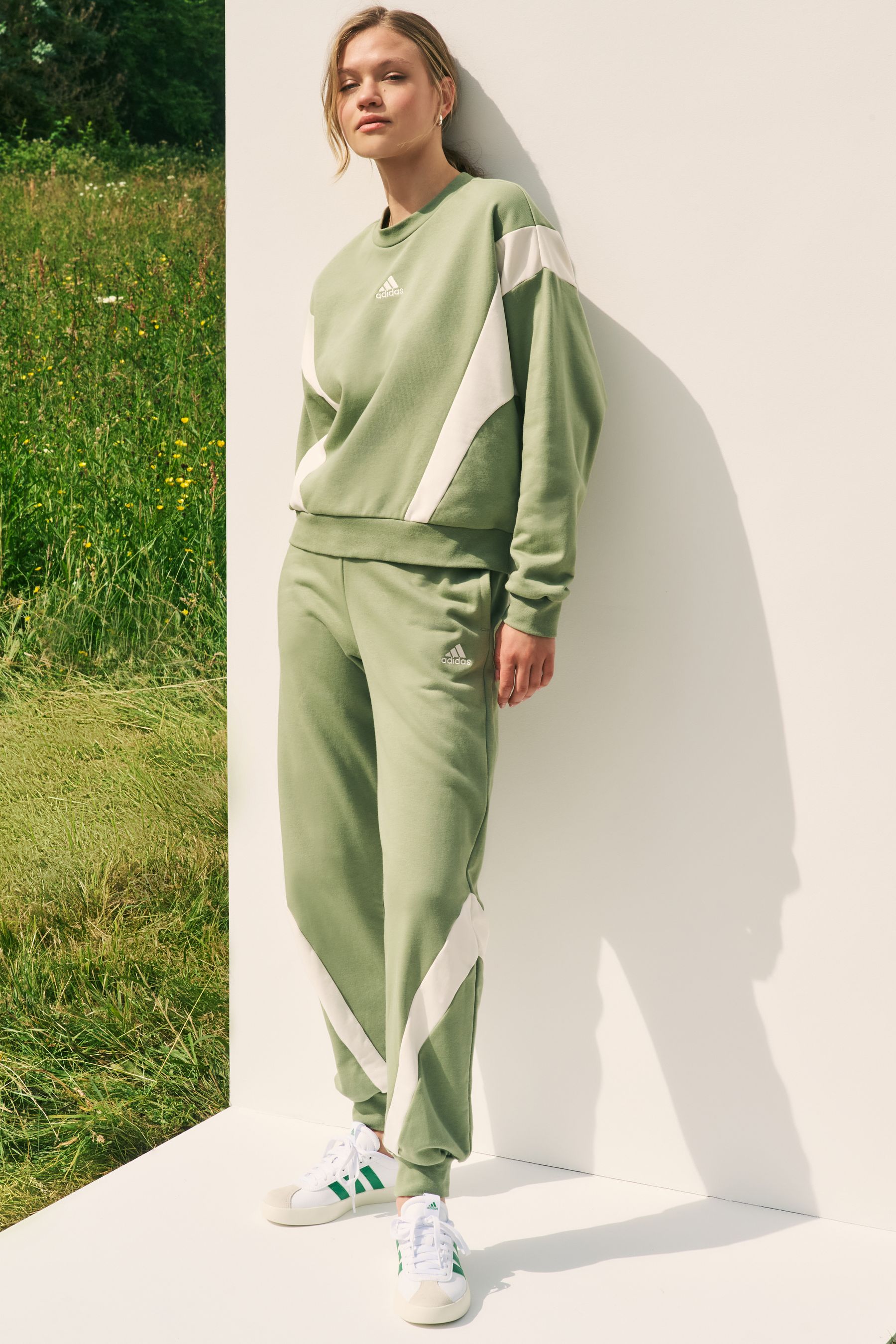Buy adidas Green Laziday Tracksuit from Next Luxembourg