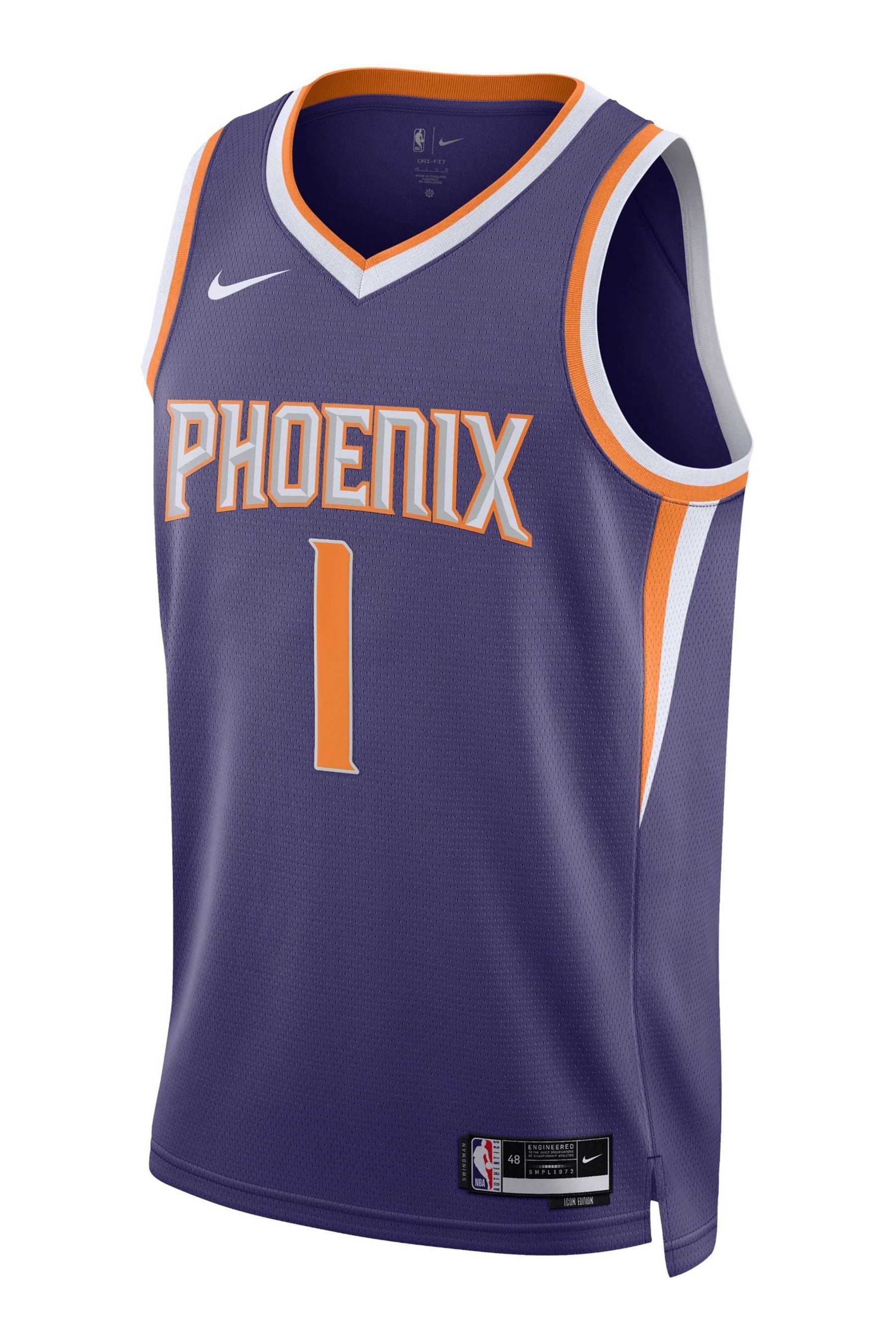 Buy Nike Purple Phoenix Suns Icon Edition Swingman Jersey Devin Booker Unisex from the Next UK online shop