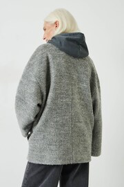 Hush Grey Kai Cocoon Toggle Jacket - Image 2 of 5