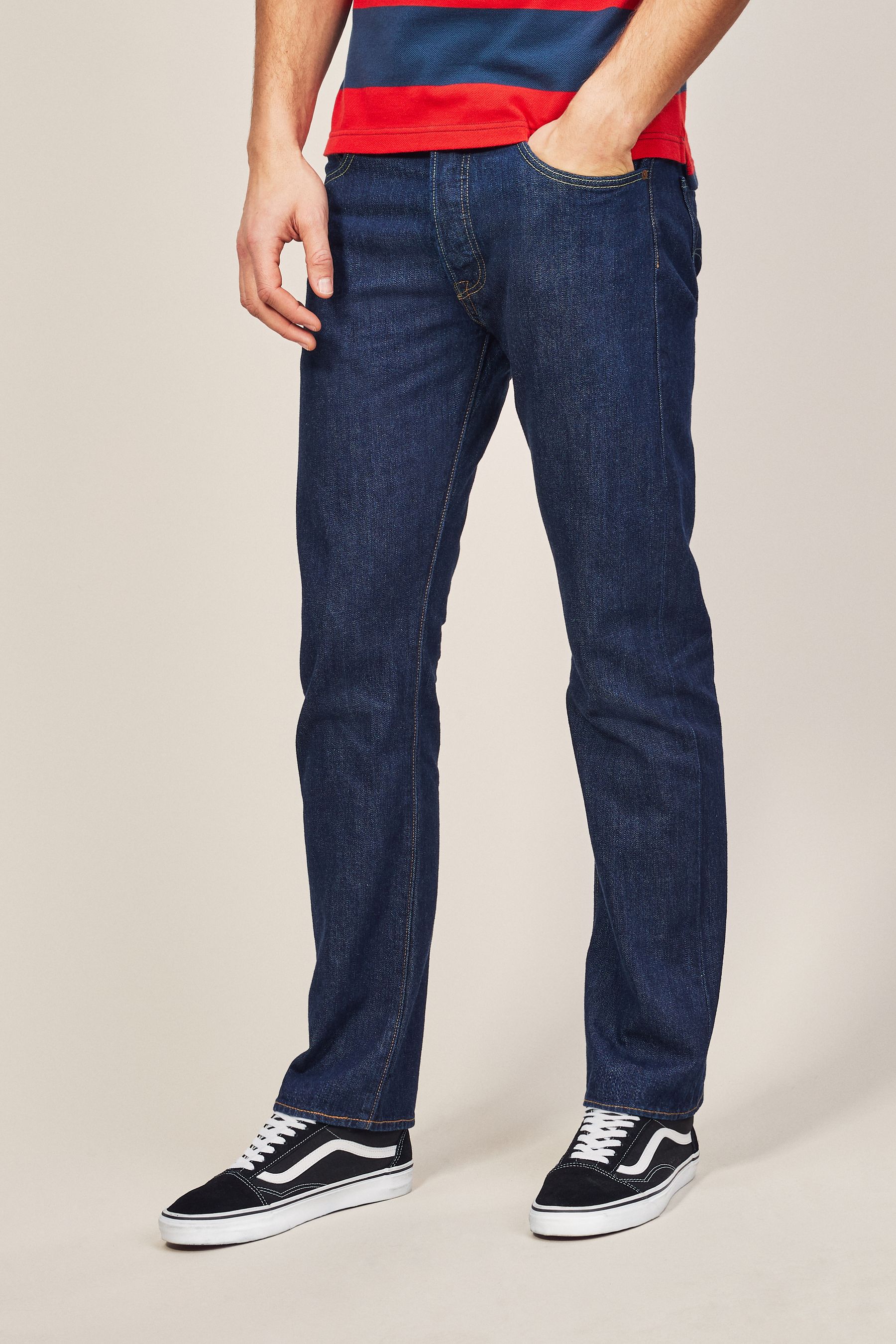 Levi 501 cheap one wash blue