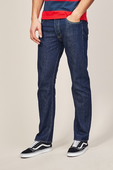 Levi's® One Wash Navy Blue Wash 501® Original Lightweight Jeans