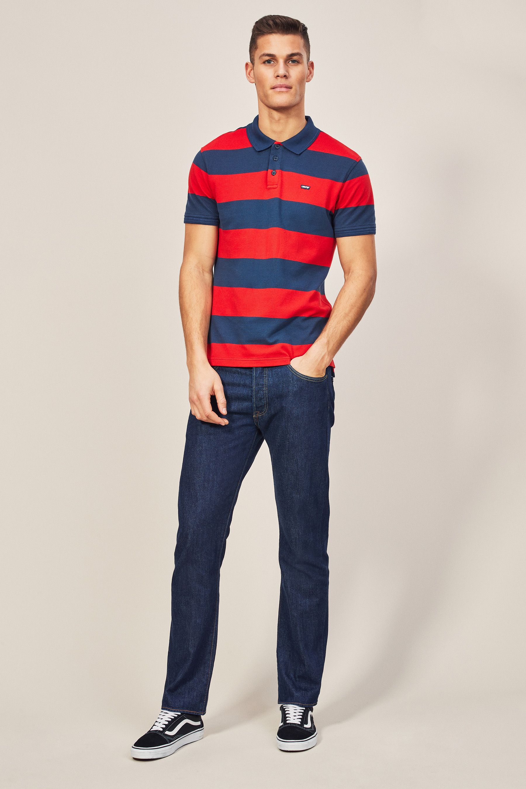 Levi s One Wash Navy Blue Wash 501 Original Lightweight Jeans