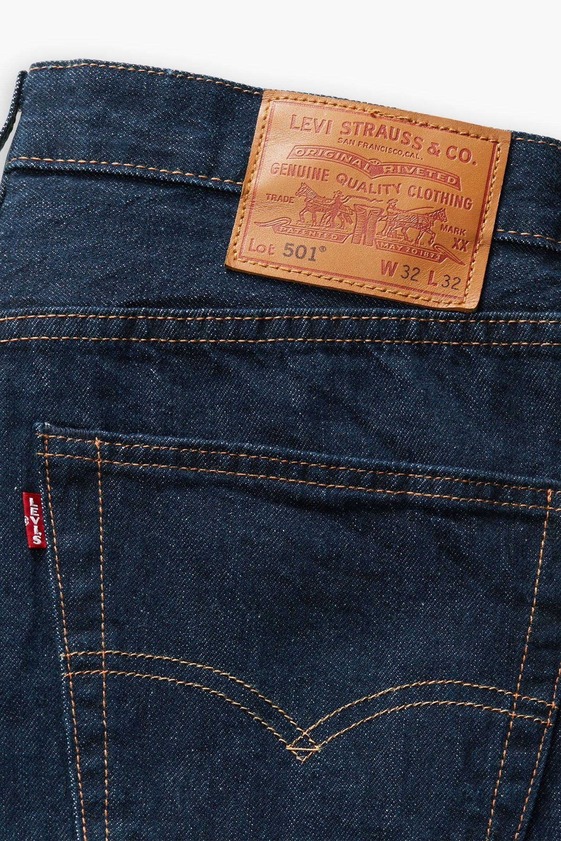 Buy Levi s One Wash Navy Blue Wash 501 Original Jeans from the Next UK online shop
