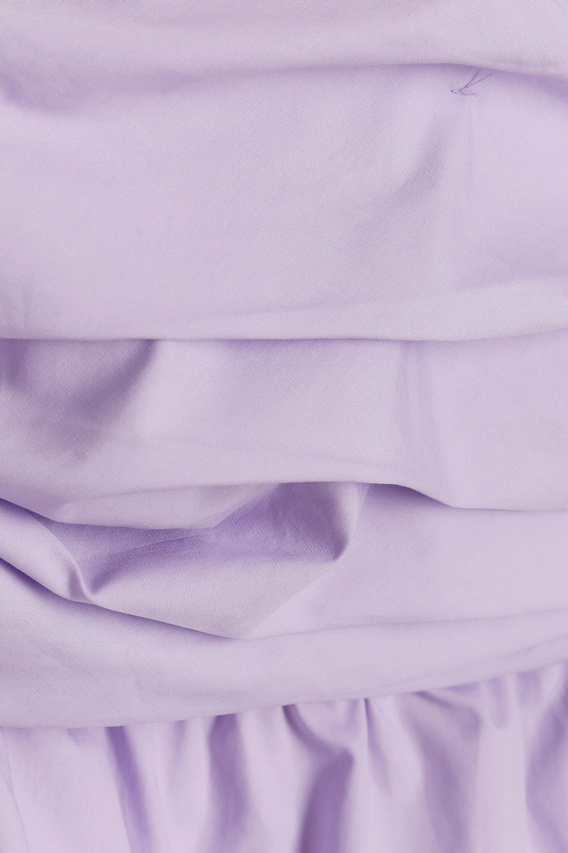 River Island Purple Ruched Bardot Poplin Dress - Image 6 of 6