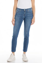 Replay Slim Fit Mid Blue Denim Jeans - Image 1 of 3