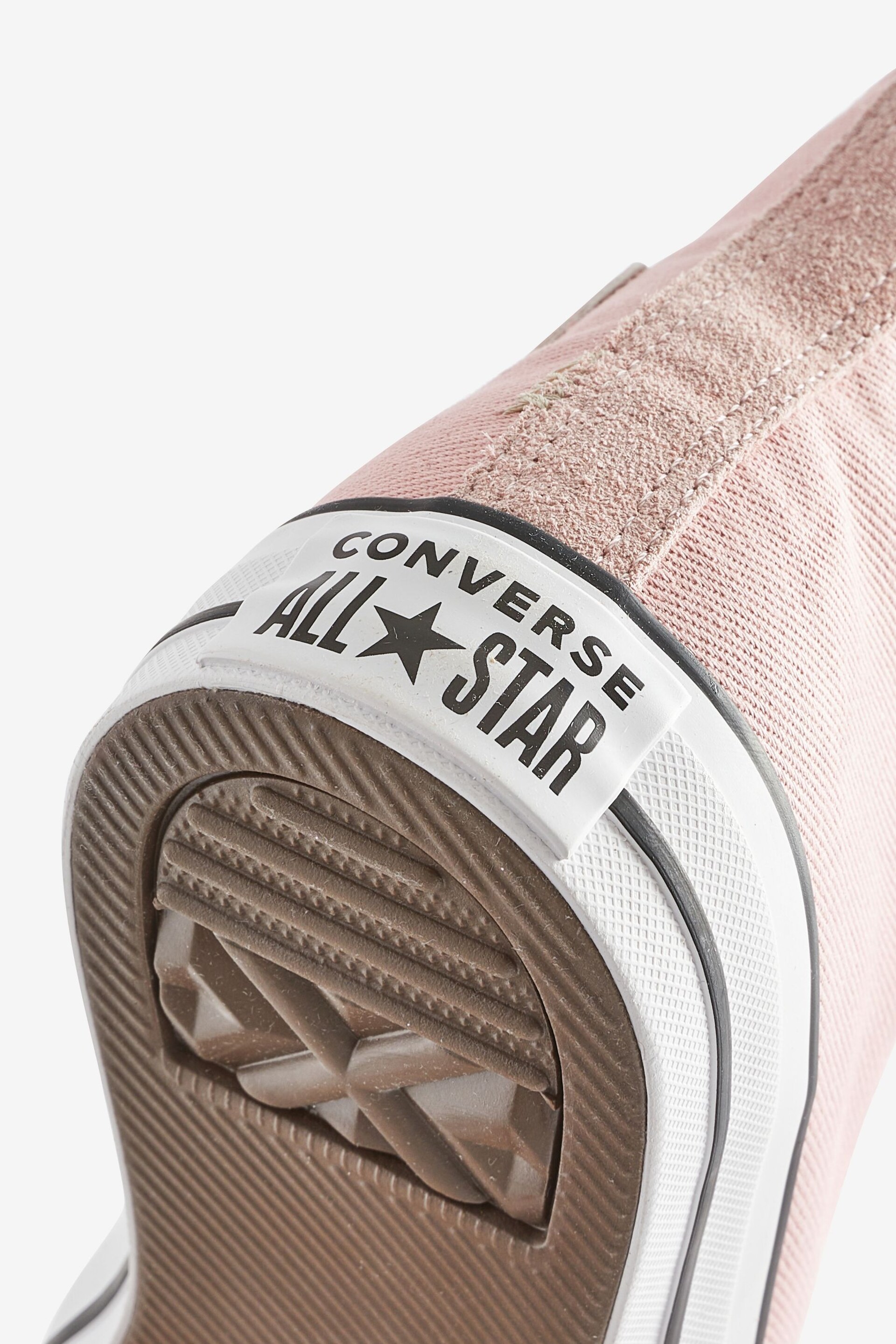 Converse Pink/White Chuck Taylor All Star High Top Trainers - Image 8 of 9