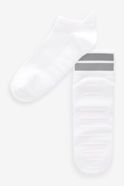 White Running Gripper Trainer Socks 2 Pack - Image 1 of 1