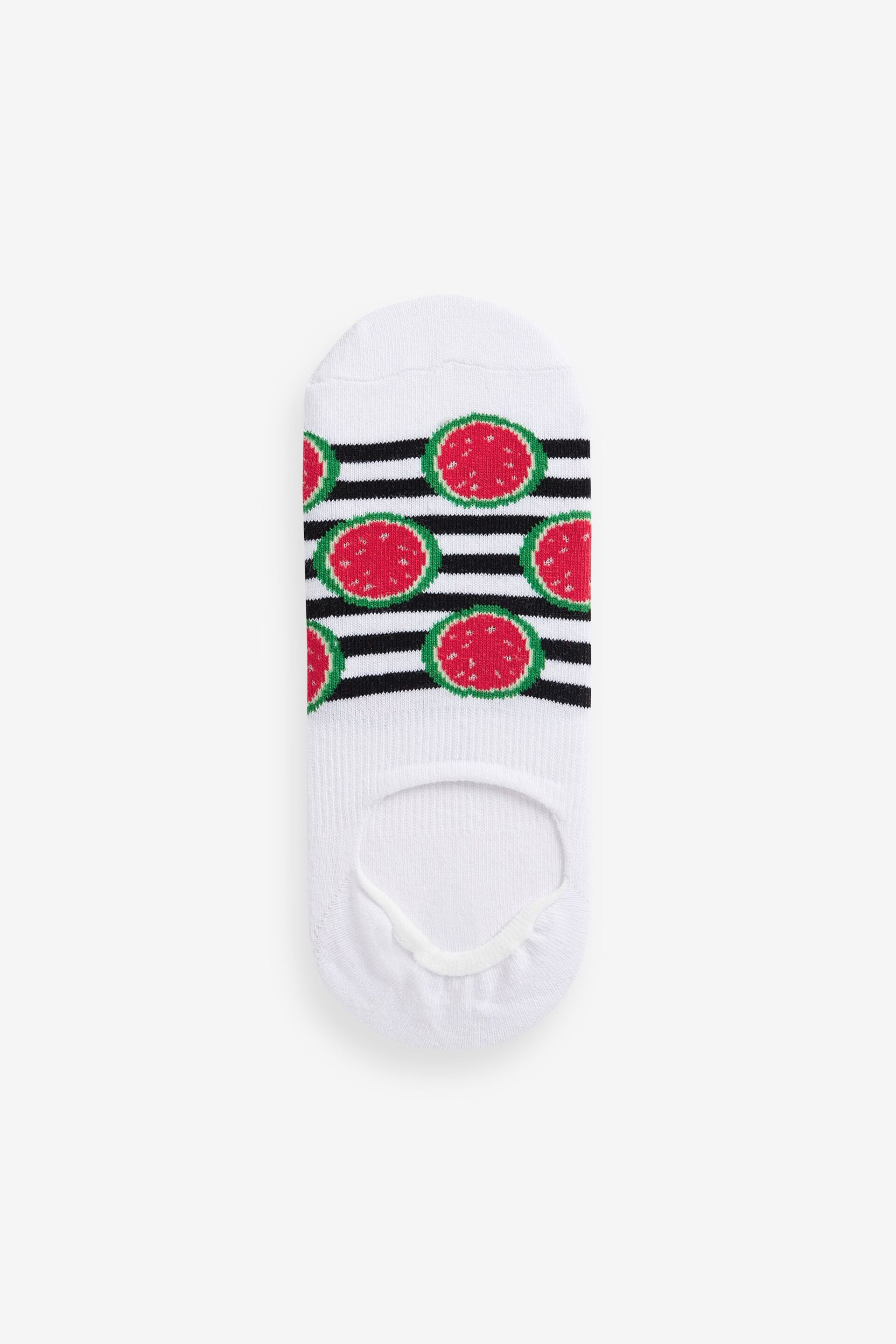 Fruit Invisible Trainer Socks 4 Pack - Image 3 of 5