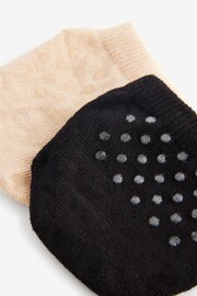 Nude/Black Toe Topper Half Socks 2 Pack - Image 4 of 4