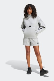 adidas Grey Z.N.E Shorts - Image 5 of 7