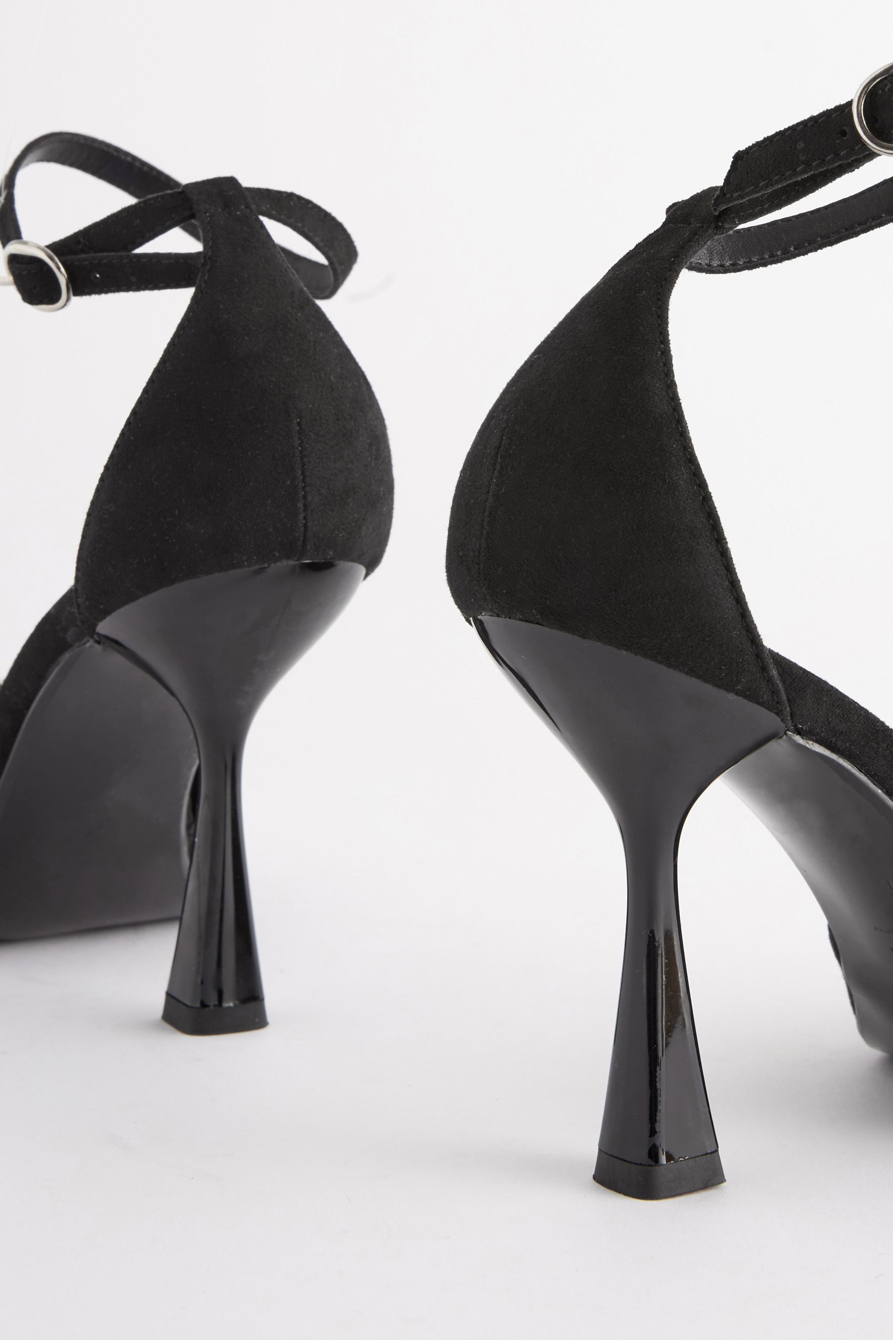 Buy Black Forever Comfort Bow Point Toe Heels from the Next UK