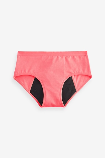 Pink/Orange 2 pack Teen Heavy Flow Period Pants (7-16yrs)