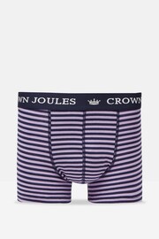 Joules Crown Blue/Purple Cotton Boxer Briefs 2 Pack - Image 3 of 4