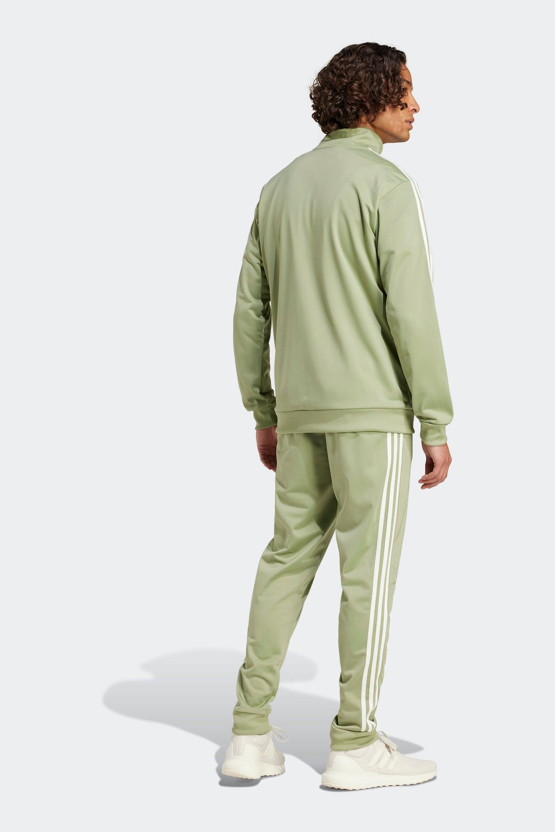 adidas Green Light 3 Stripe Tricot Tracksuit