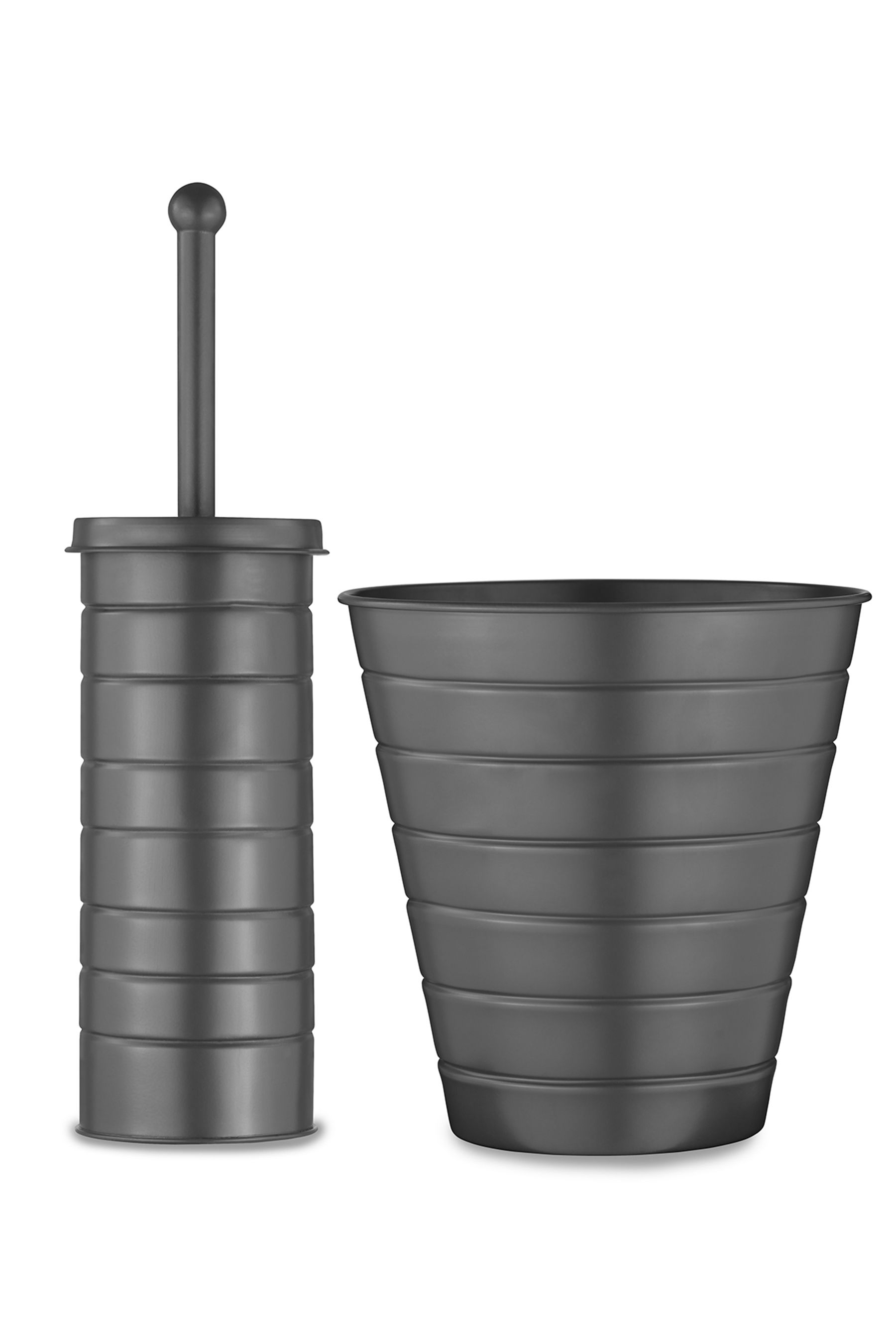 Grey toilet brush shop and bin