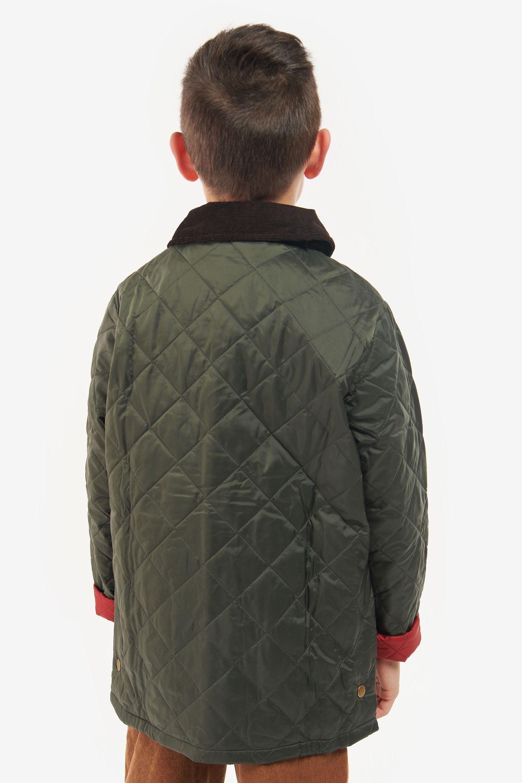 Boy's barbour liddesdale quilted jacket store