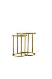 Gallery Home Gold Ruston Nest of 2 Tables - Image 8 of 11