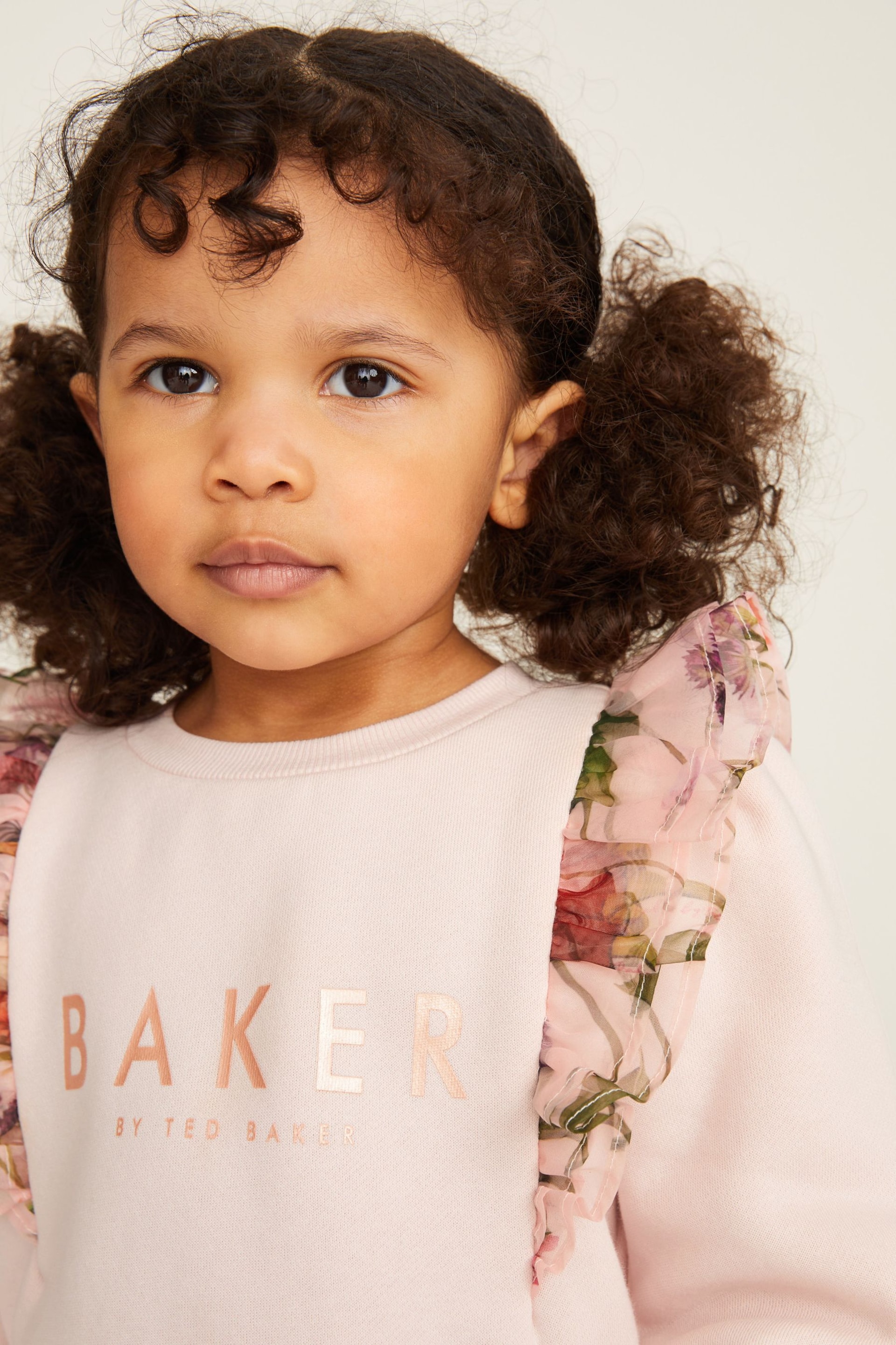 Baker by Ted Baker (0-6yrs) Frill Sweater and Jogger Set - Image 3 of 9