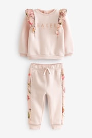 Baker by Ted Baker (0-6yrs) Frill Sweater and Jogger Set - Image 6 of 9