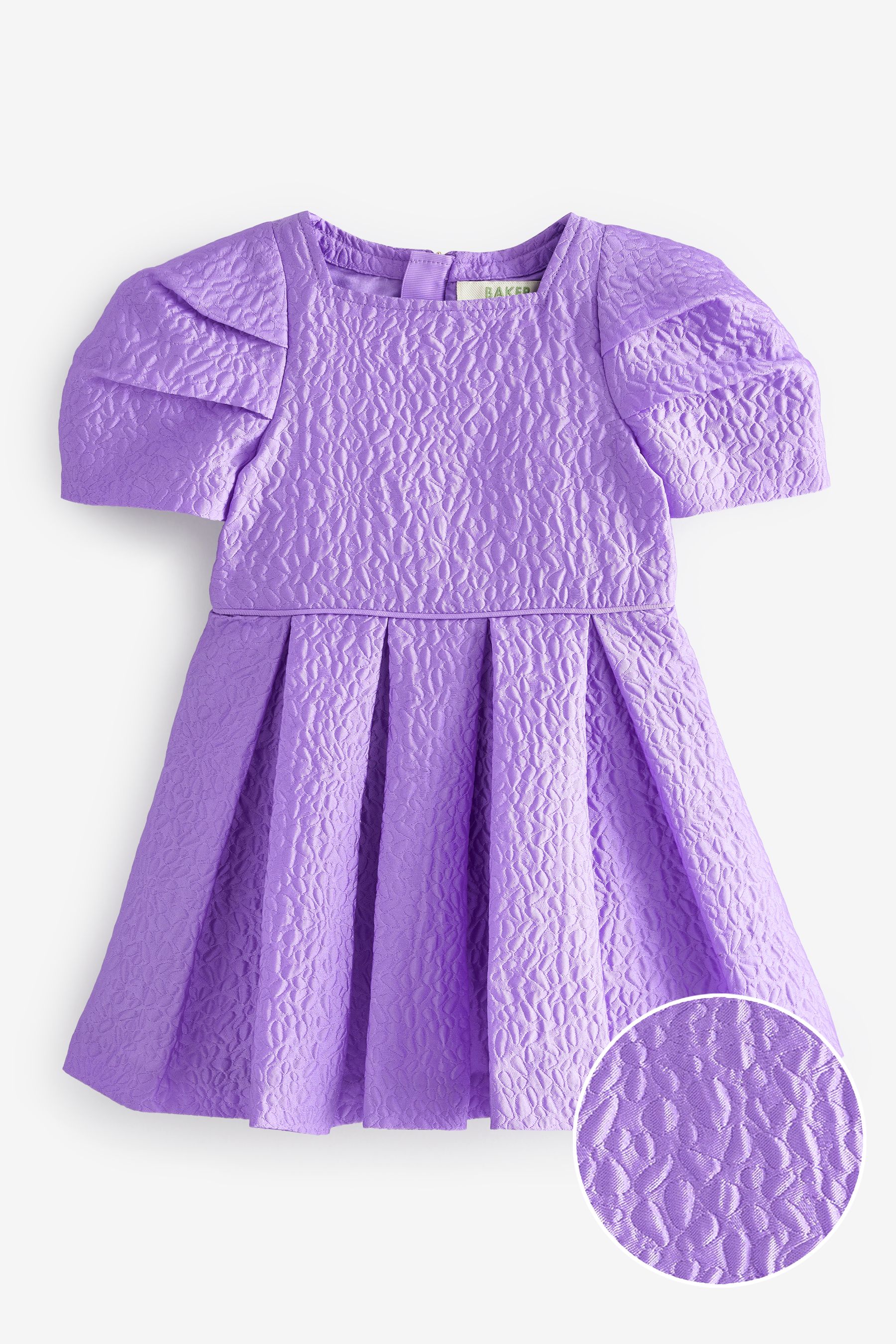 Buy Baker by Ted Baker Lilac Purple Cloque Dress from Next Luxembourg