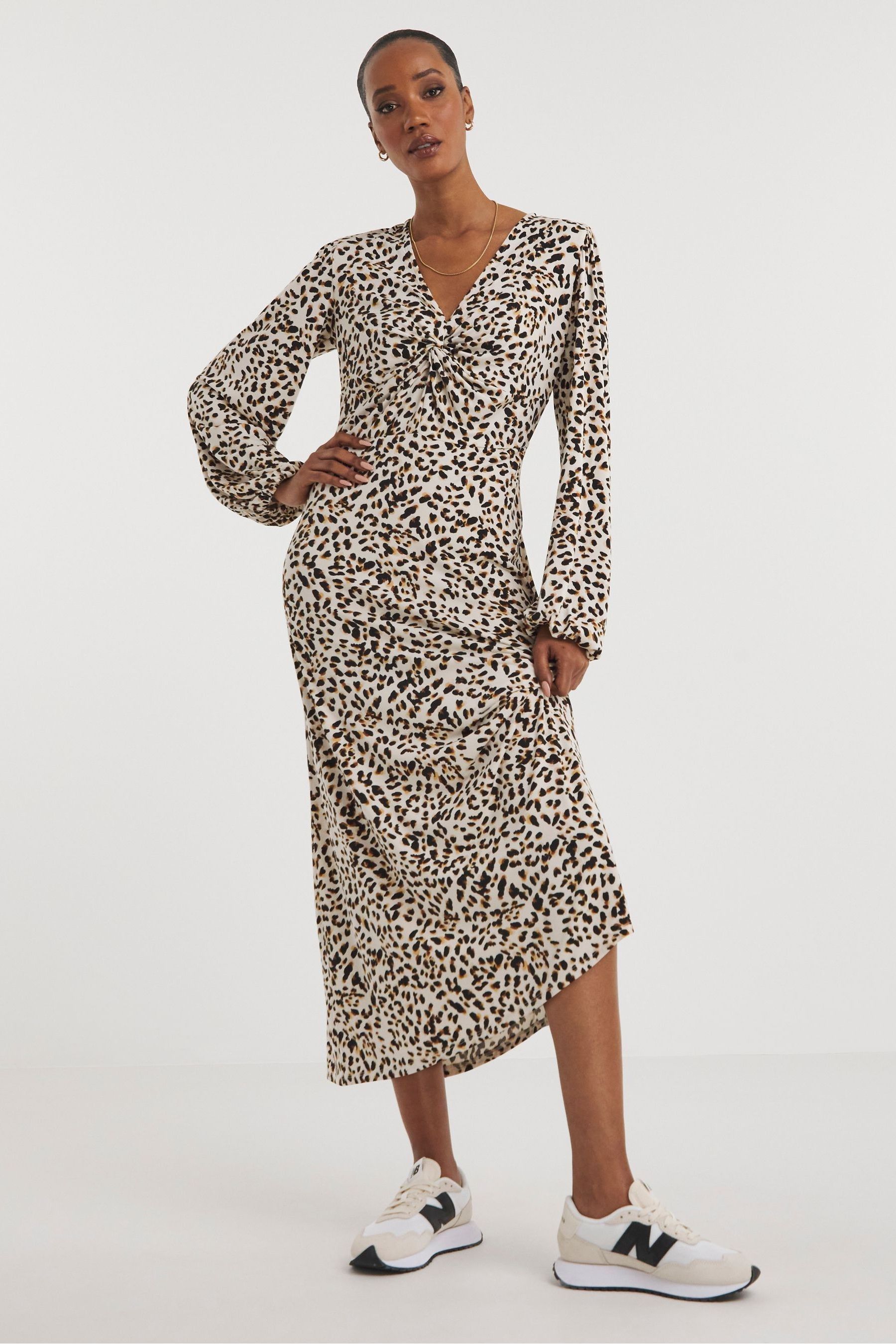 Animal print dress jd sale williams