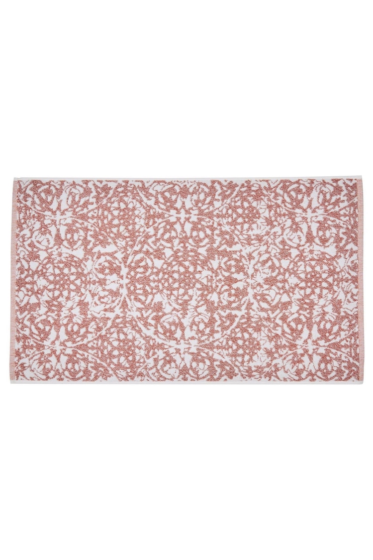 Bedeck of Belfast Coral 100% Cotton Celina Bath Mat - Image 2 of 2