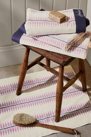 Joules Oat Fruity Stripe Towels - Image 1 of 2