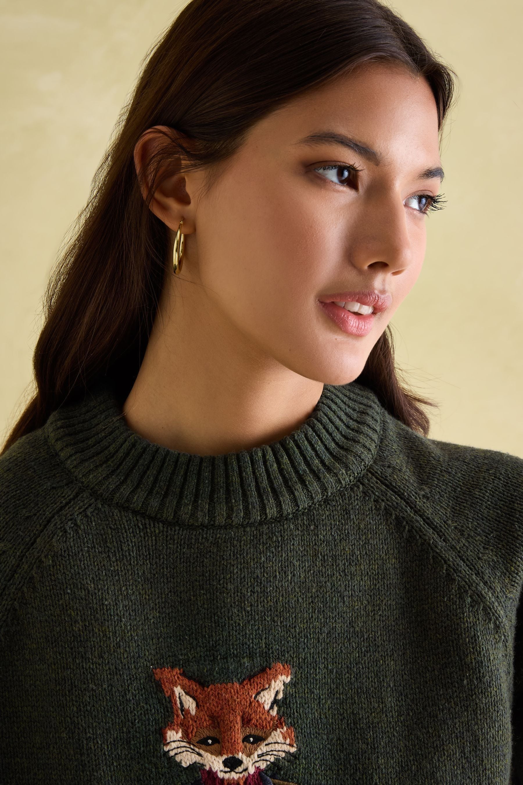 Joules treetop intarsia jumper hot sale
