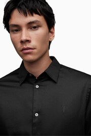 AllSaints Black Simmons Shirt - Image 2 of 6