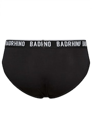 BadRhino Big & Tall Black Briefs 5 Packs - Image 3 of 3