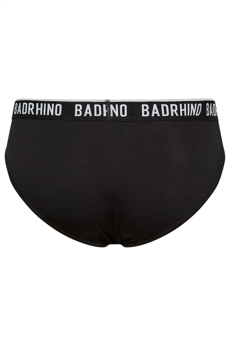 BadRhino Big & Tall Black Briefs 5 Packs - Image 3 of 3