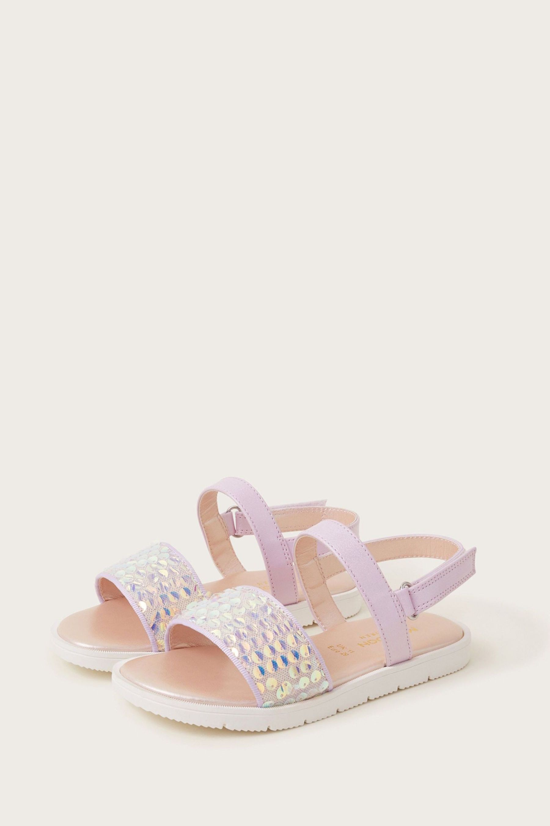 Pink deals sequin sandals