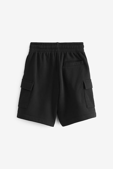 Black 1 Pack Cargo Jersey Shorts (3-16yrs)