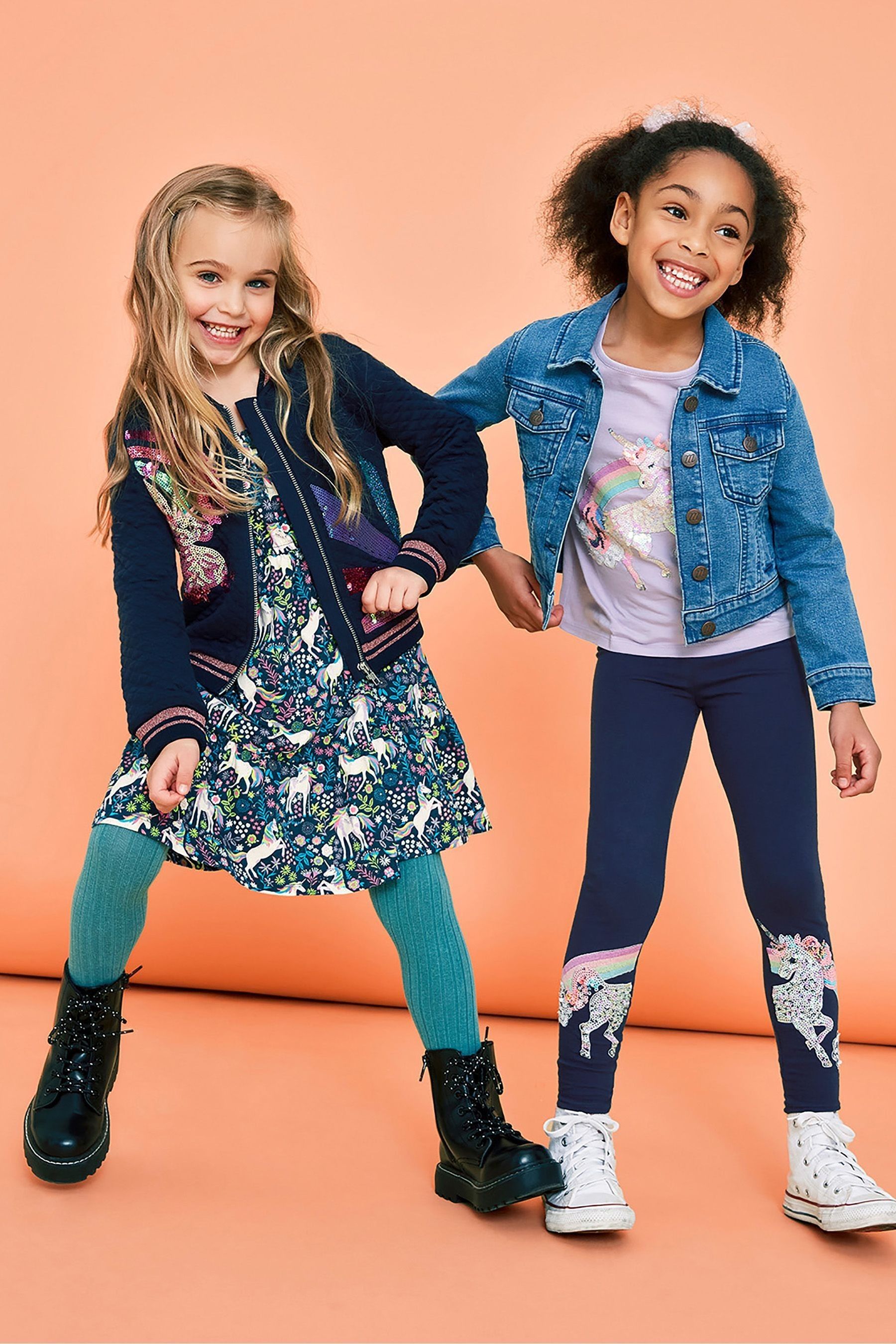 Girls unicorn leggings hot sale