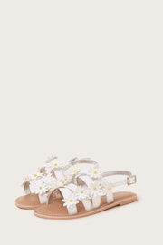 Monsoon White Daisy Strap Sandals - Image 1 of 3