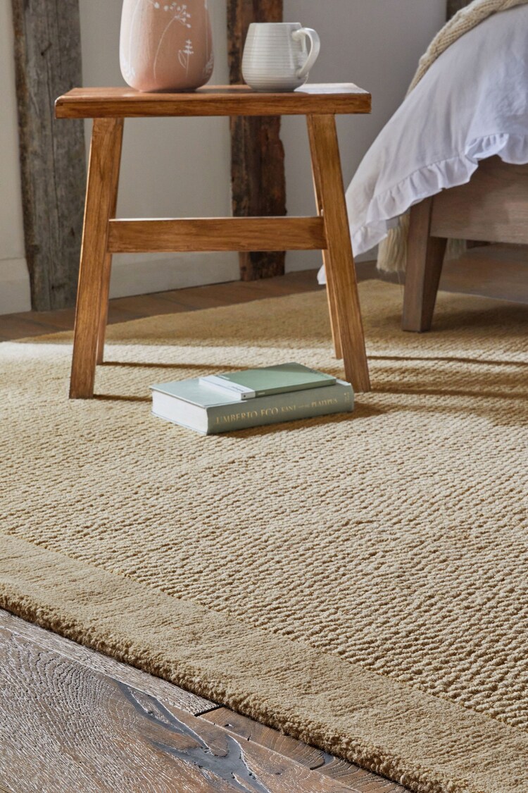 Buy Dark Natural Florence Border Rug from Next Ireland