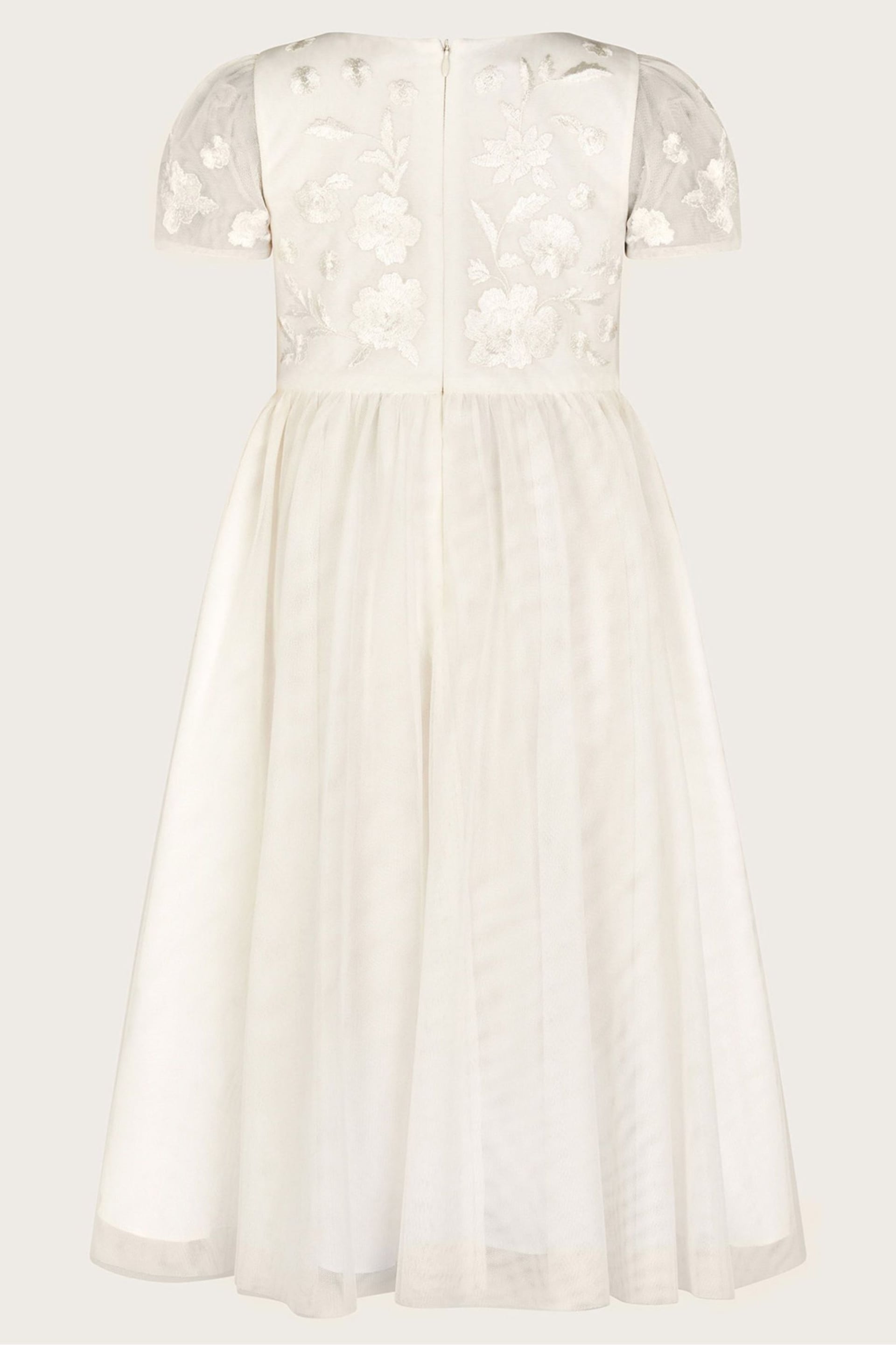 Monsoon Natural Luna Embroidered Dress - Image 2 of 3
