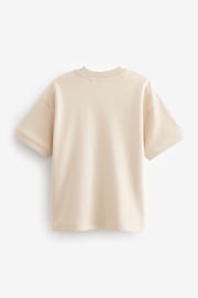 Natural Relaxed Fit Heavyweight T-Shirt (3-16yrs) - Image 2 of 3