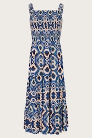 Monsoon Blue Batik Print Dress - Image 1 of 3