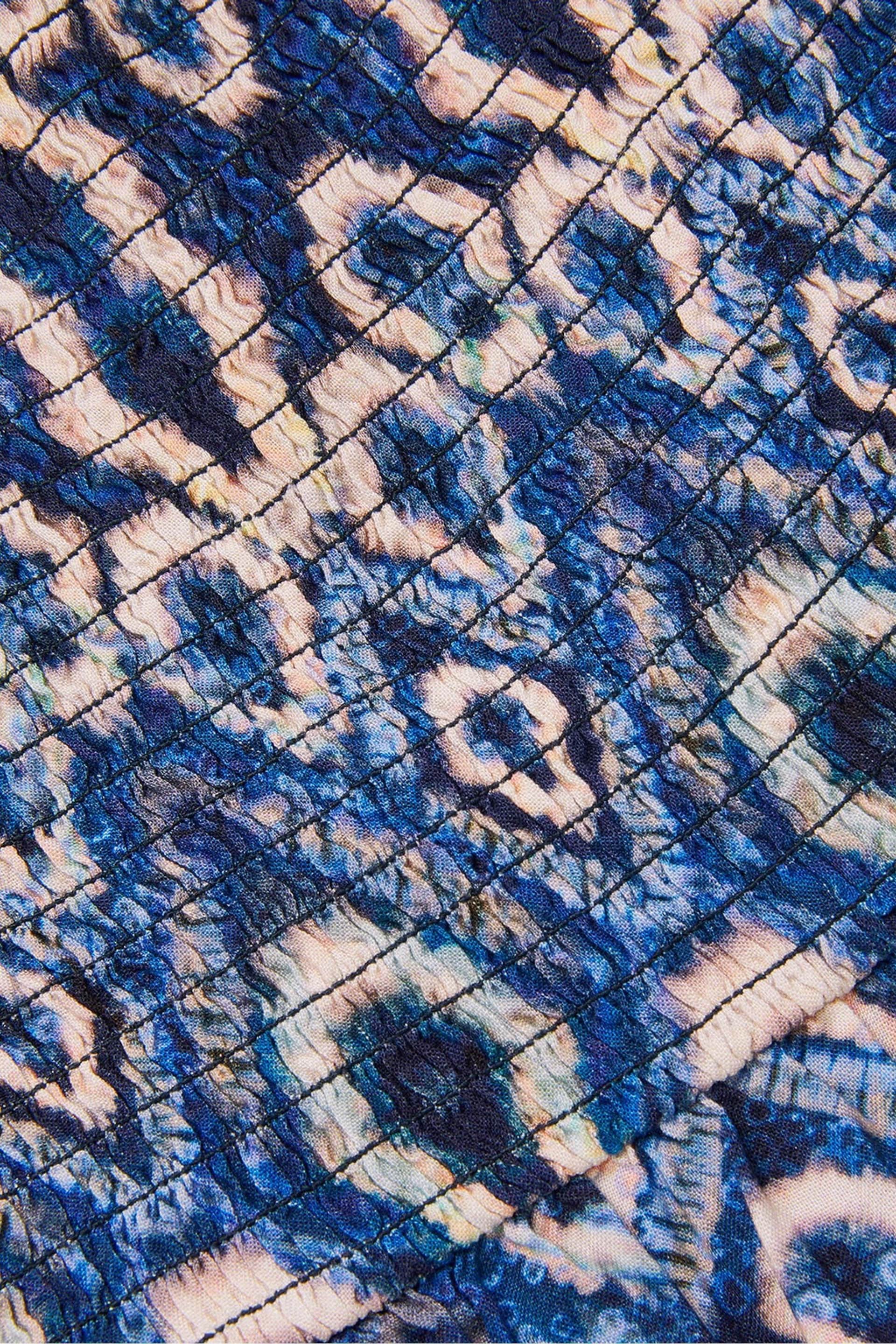 Monsoon Blue Batik Print Dress - Image 3 of 3