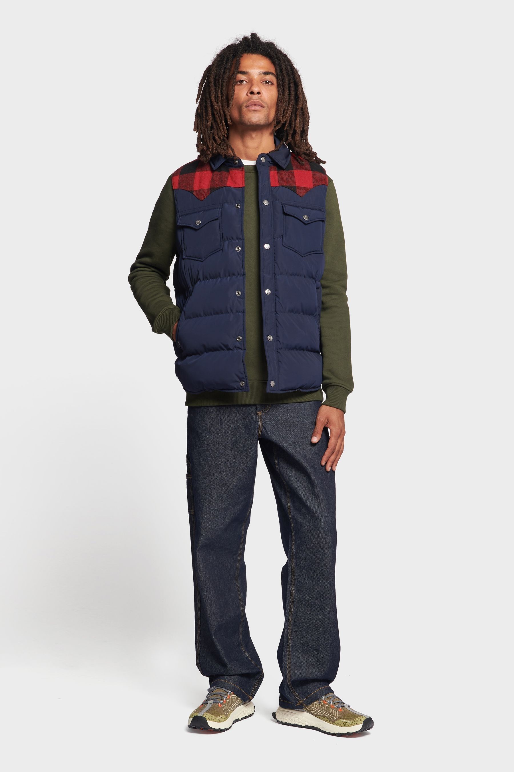 Buy Penfield Blue Mens Rockford Primaloft Body Warmer Gilet from the Next UK online shop