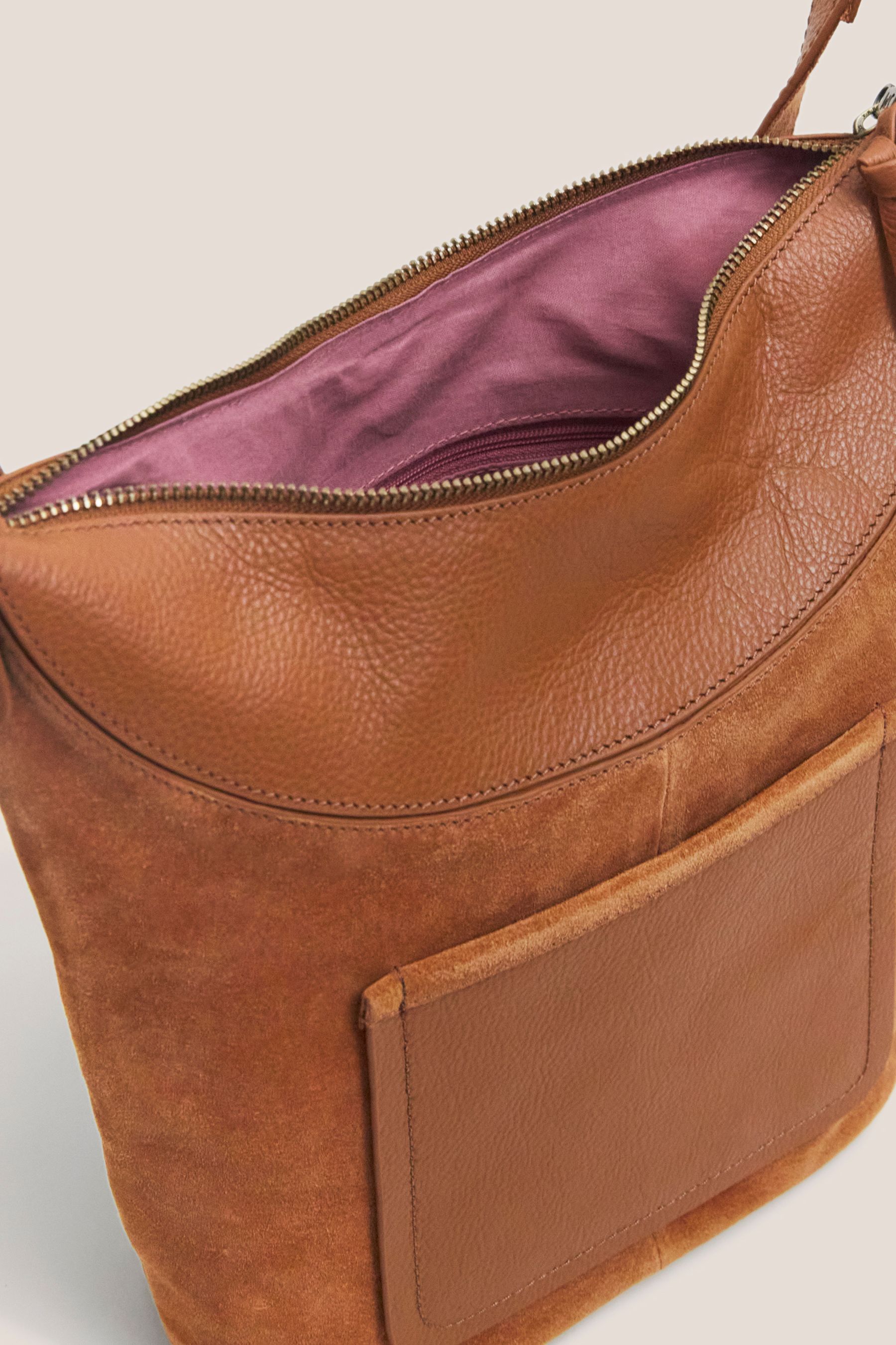 White stuff suede bag sale
