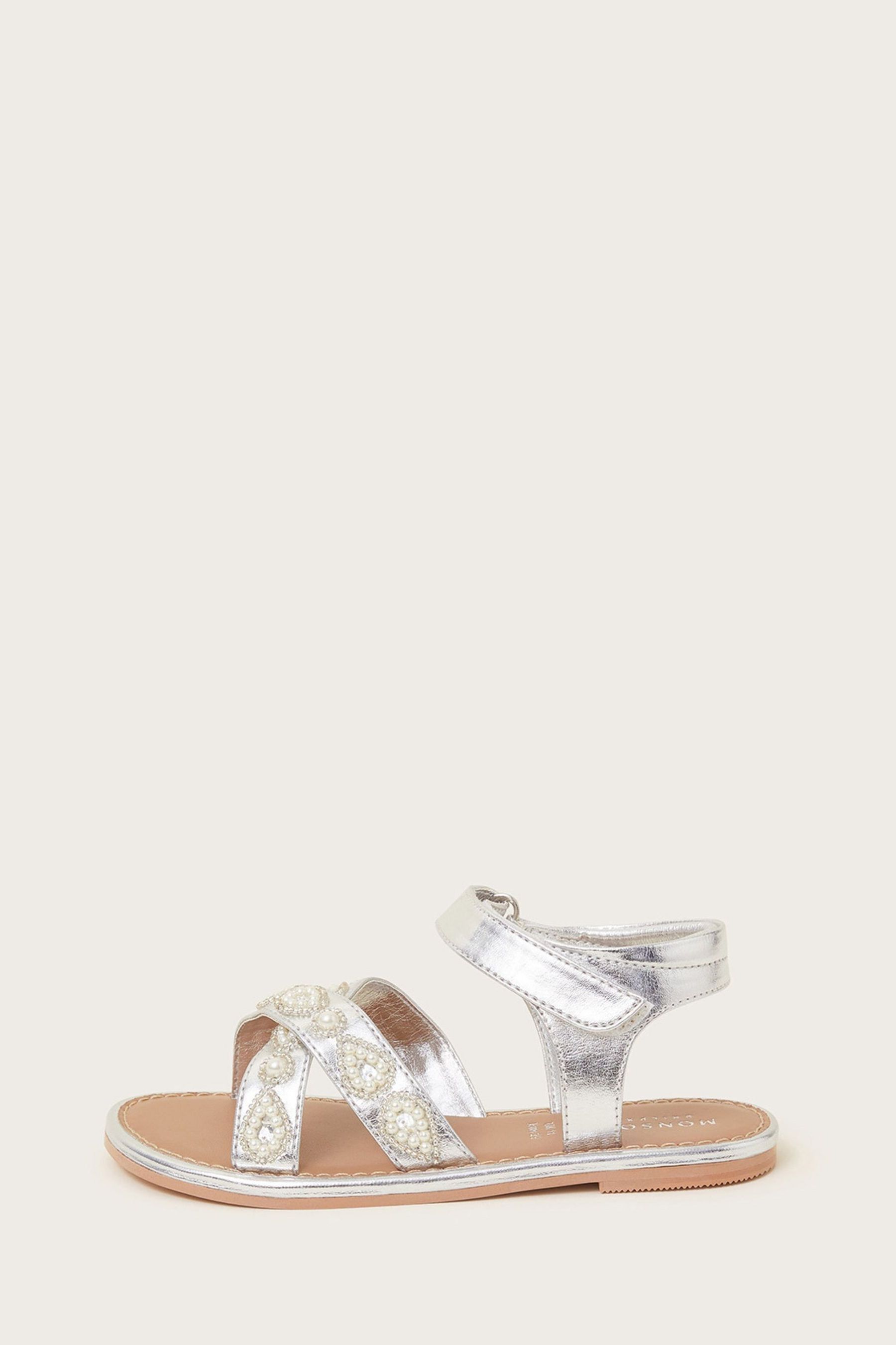Silver cross shop over sandals