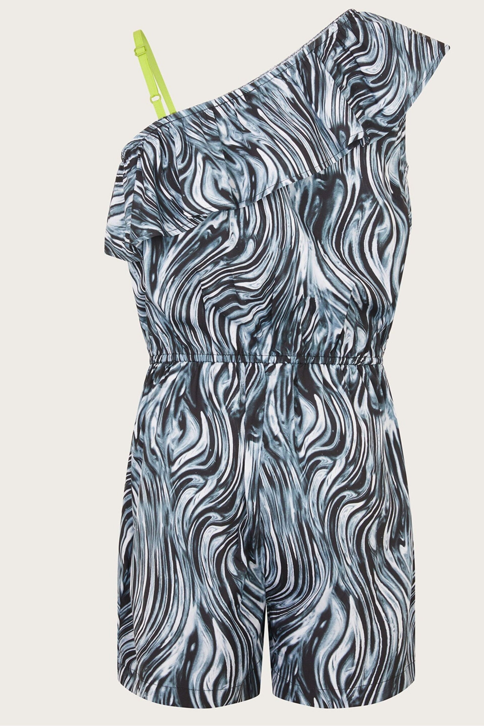 Monsoon Grey Ripple Playsuit - Image 2 of 3