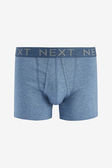 Blue 10 pack A-Front Boxers