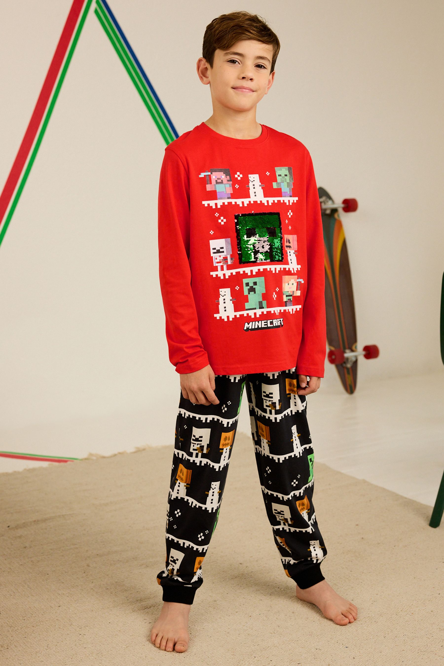 Minecraft christmas pyjamas discount