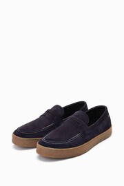 Base London Claude Slip On Penny Loafers - Image 3 of 6