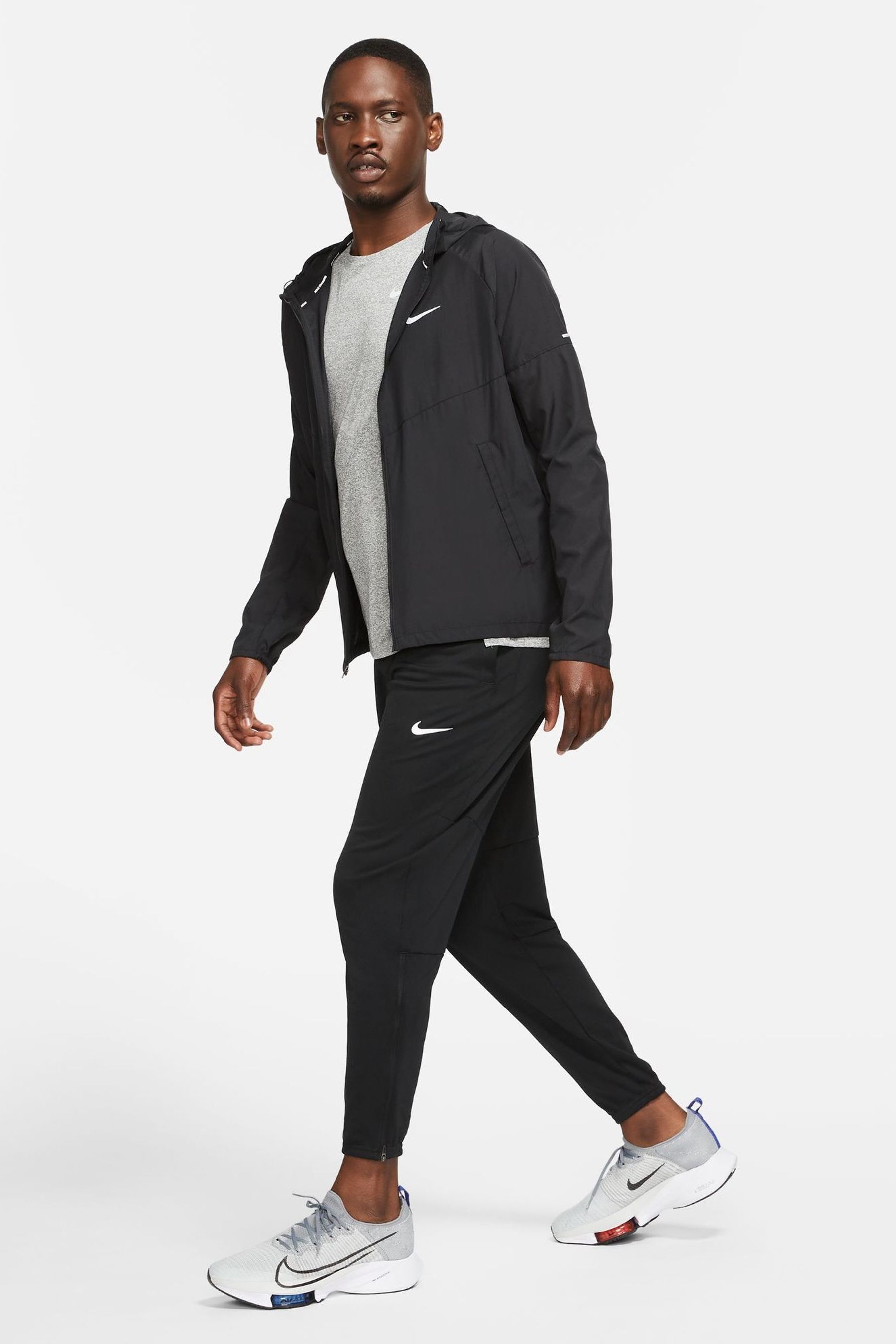 Buy Nike Black Repel Miler Running Jacket from Next Ireland