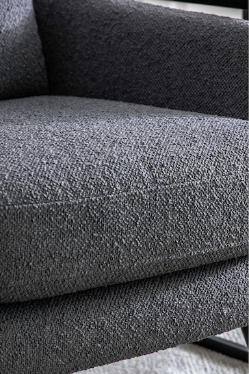Gallery Home Grey Linen Bessemer Armchair