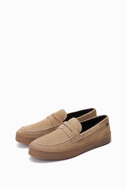 Base London Natural Claude Slip-On Penny Loafers - Image 3 of 6